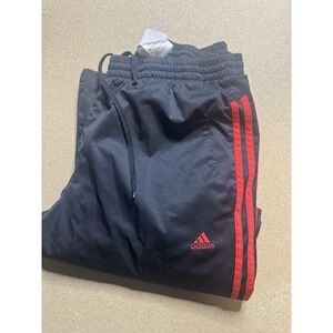 Adidas Men's Track Pants Large Vintage‎ Lined Mesh Soccer Y2K Baggy Gym